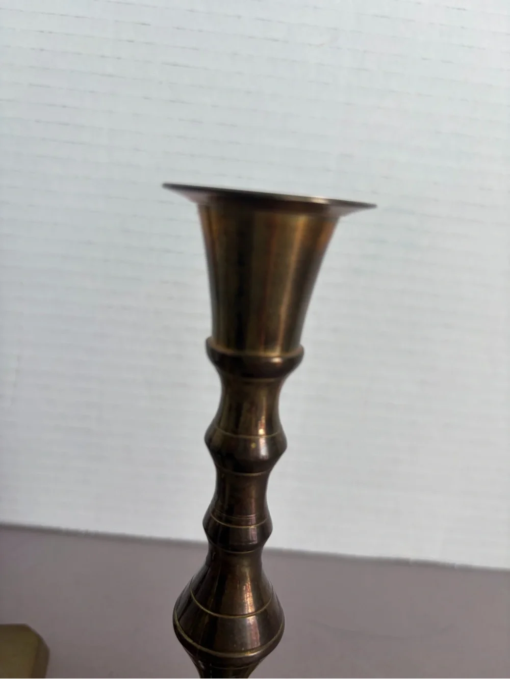 Brass Candlestick Pair - Classic Brass Home Accent